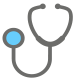 a stethoscope icon which is a decorative image 