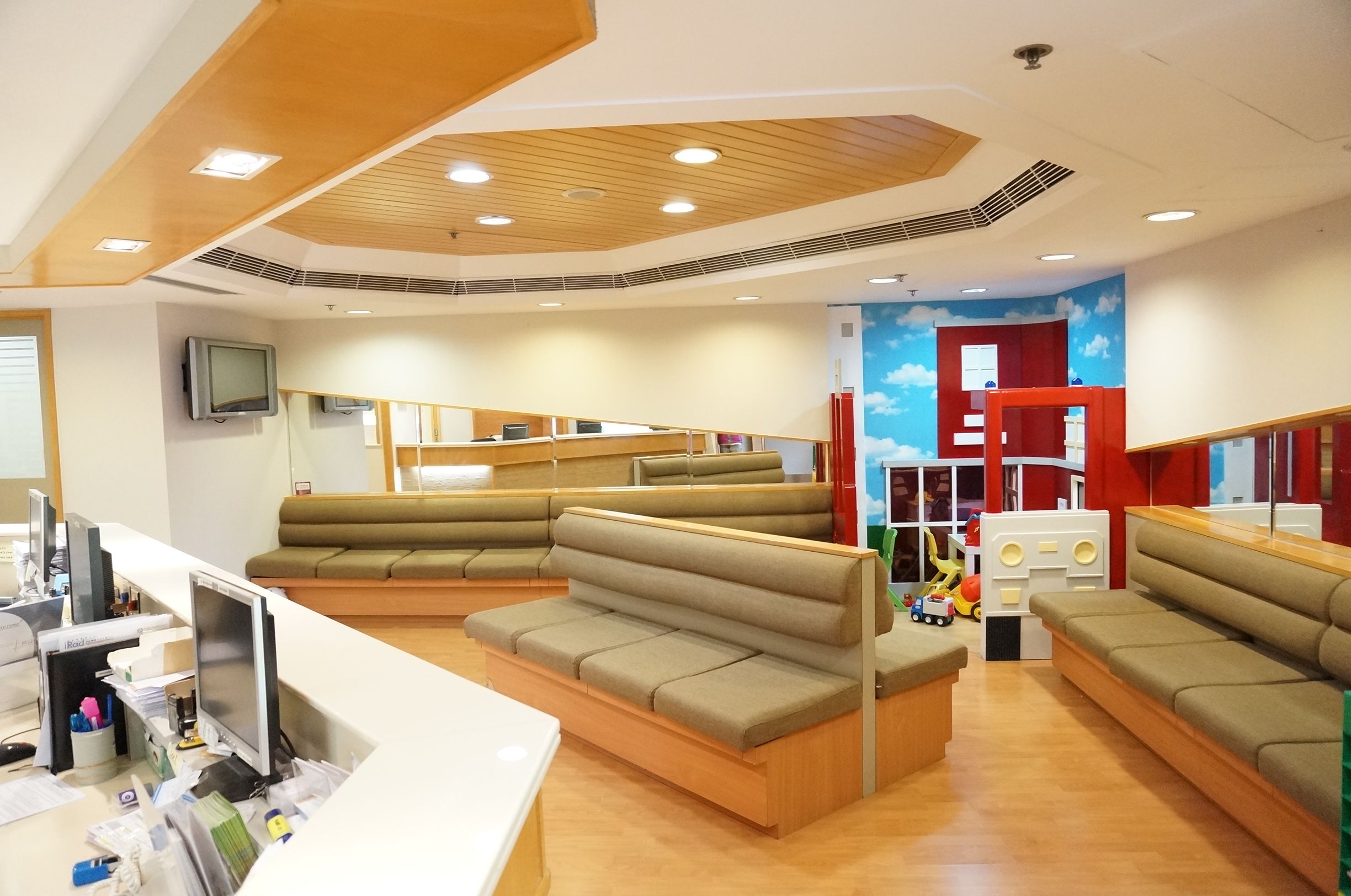 Quality HealthCare Medical Centre reception and waiting area