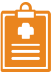 a body check report icon which is a decorative image 